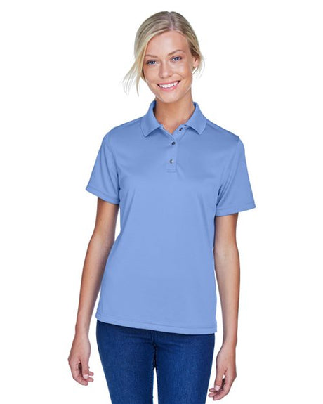 Harriton Women's Advantage Snag Protection Plus IL Snap Placket Polo - Harriton M345W Black XS