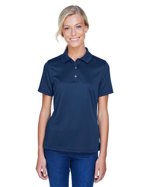 Harriton Women's Advantage Snag Protection Plus IL Snap Placket Polo - Harriton M345W Dark Navy XS