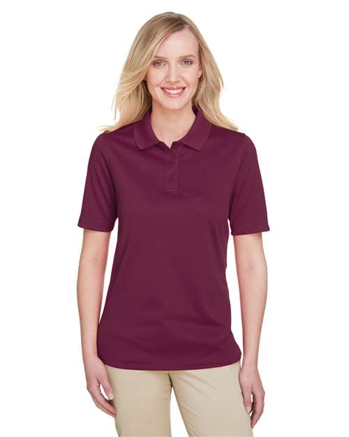 Harriton Women's Advantage Snag Protection Plus Polo - Harriton M348W Maroon XS