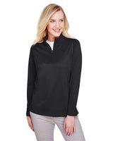 Harriton Women's Advantage Snag Protection Plus Quarter - Zip Pullover - Harriton M748W Black XS