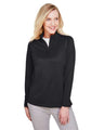 Harriton Women's Advantage Snag Protection Plus Quarter - Zip Pullover - Harriton M748W Black XS