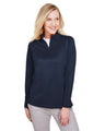 Harriton Women's Advantage Snag Protection Plus Quarter - Zip Pullover - Harriton M748W Dark Navy XS