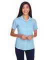 Harriton Women's Bahama Cord Camp Shirt - Harriton M570W Cloud Blue S