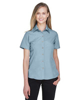 Harriton Women's Barbados Textured Camp Shirt - Harriton M560W Cloud Blue XS