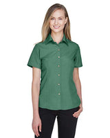Harriton Women's Barbados Textured Camp Shirt - Harriton M560W Palm Green XS