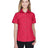 Harriton Women's Barbados Textured Camp Shirt - Harriton M560W Parrot Red XS