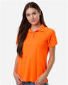 Harriton Women's Charge Snag and Soil Protect Polo - Harriton M208W Safety Orange XS