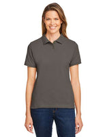 Harriton Women's Cotton Polo - Harriton 13890 Charcoal XS