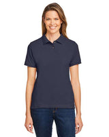 Harriton Women's Cotton Polo - Harriton 13890 Navy XS