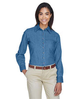 Harriton Women's Denim Shirt - Harriton M550W Light Denim S