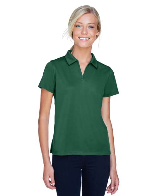 Harriton Women's Double Mesh Polo - Harriton 14460 Dark Green S
