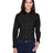 Harriton Women's Easy Blend™ Long Sleeve Twill Dress Shirt with Stain - Release - Harriton M500W Black XS