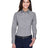 Harriton Women's Easy Blend™ Long Sleeve Twill Dress Shirt with Stain - Release - Harriton M500W Dark Grey XS