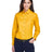 Harriton Women's Easy Blend™ Long Sleeve Twill Dress Shirt with Stain - Release - Harriton M500W Sunray Yellow XS