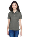 Harriton Women's Easy Blend Polo - Harriton 13861 Charcoal XS