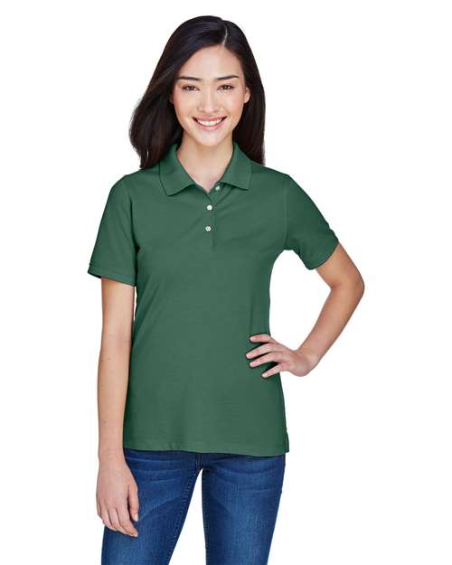 Harriton Women's Easy Blend Polo - Harriton 13861 Hunter XS