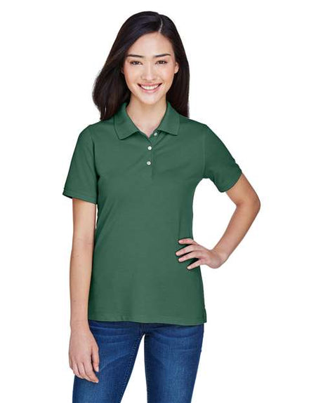 Harriton Women's Easy Blend Polo - Harriton 13861 Hunter XS