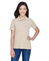 Harriton Women's Easy Blend Polo - Harriton 13861 Stone XS