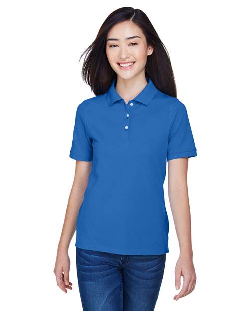 Harriton Women's Easy Blend Polo - Harriton 13861 True Royal XS