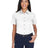 Harriton Women's Easy Blend™ Short Sleeve Twill Dress Shirt with Stain - Release - Harriton M500SW White XS