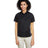 Harriton Women's Flash IL Colorblock Shirt - Harriton M586W Black/ Dark Charcoal XS