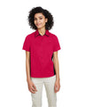 Harriton Women's Flash IL Colorblock Shirt - Harriton M586W Red/ Black XS