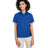 Harriton Women's Flash IL Colorblock Shirt - Harriton M586W True Royal/ Black XS