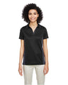Harriton Women's Flash Snag Protection Plus IL Colorblock Polo - Harriton M386W Black/ Dark Charcoal XS