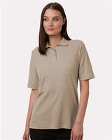 Harriton Women's Maverick CVC Pique Polo - Harriton M105W Khaki XS