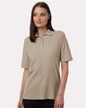 Harriton Women's Maverick CVC Pique Polo - Harriton M105W Khaki XS