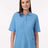 Harriton Women's Maverick CVC Pique Polo - Harriton M105W Light College Blue XS