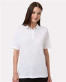 Harriton Women's Maverick CVC Pique Polo - Harriton M105W White XS