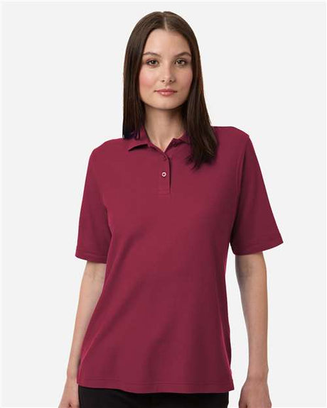 Harriton Women's Maverick CVC Pique Polo - Harriton M105W Wine XS