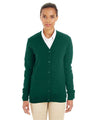 Harriton Women's Pilbloc V - Neck Button Cardigan Sweater - Harriton M425W Hunter XS