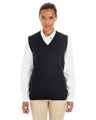 Harriton Women's Pilbloc™ V - Neck Sweater Vest - Harriton M415W Black XS