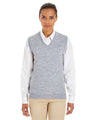 Harriton Women's Pilbloc™ V - Neck Sweater Vest - Harriton M415W Grey Heather XS