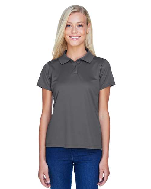 Harriton Women's Polyester Jersey Polo - Harriton M315W Charcoal S
