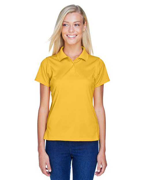 Harriton Women's Polyester Jersey Polo - Harriton M315W Gold S