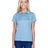 Harriton Women's Polyester Jersey Polo - Harriton M315W Light Blue S