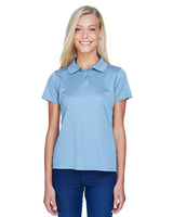 Harriton Women's Polyester Jersey Polo - Harriton M315W Light Blue S