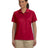 Harriton Women's Polytech Mesh Insert Polo - Harriton 13972 Red S