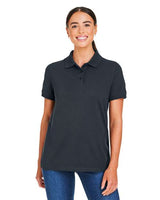 Harriton Women's Valiant Cotton Snag Protect Polo - Harriton M205W Dark Charcoal XS