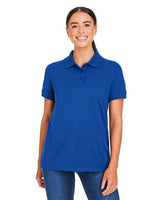 Harriton Women's Valiant Cotton Snag Protect Polo - Harriton M205W True Royal XS