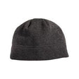 Heathered Knit Beanie. C917. Black Heather/Charcoal Beanies