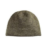 Heathered Knit Beanie. C917. Grey Heather/Black Beanies