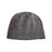 Heathered Knit Beanie. C917. Grey Heather/Black Beanies