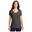 District® Women’s Perfect Tri® V-Neck Tee DM1350L - Heathered Charcoal Women's District Heathered Charcoal X-Small