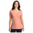 District® Women’s Perfect Tri® V-Neck Tee DM1350L - Heathered Dusty Peach Women's District Heathered Dusty Peach X-Small