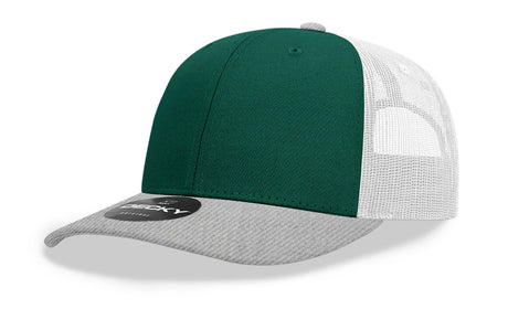 Decky 6 Panel Mid Profile Structured Cotton Blend Trucker | Decky 6021