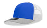 Decky 6 Panel Mid Profile Structured Cotton Blend Trucker | Decky 6021